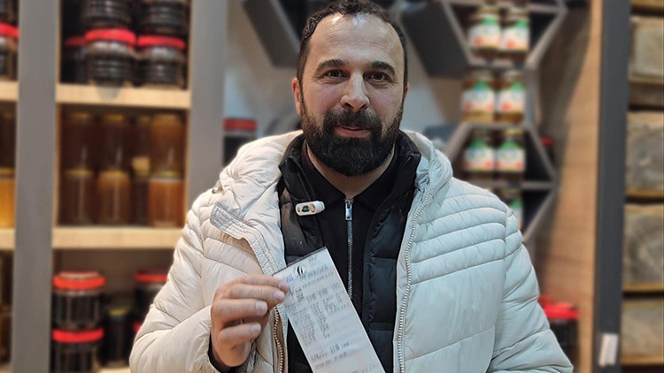 Ardahanlı vatandaş gelen doğal gaz faturası ile şok oldu