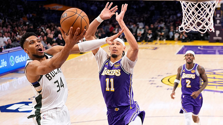 Bucks, Lakers deplasmanında Antetokounmpo ile kazandı