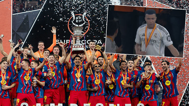 El Clasicoda tören krizi: Real Madrid karşılık vermedi, Mbappe takımı soyunma odasına götürdü