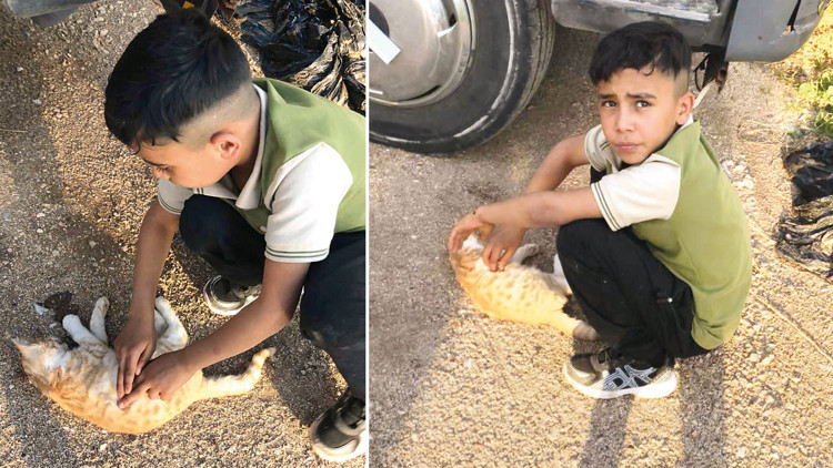Minik ellerden büyük mucize... Cebrail Portakal’ı kalp masajıyla kurtardı