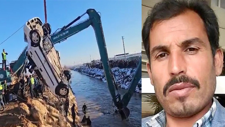 Şanlıurfada kanalda kaybolmuştu... Sürücünün cansız bedeni Suriye’de bulundu