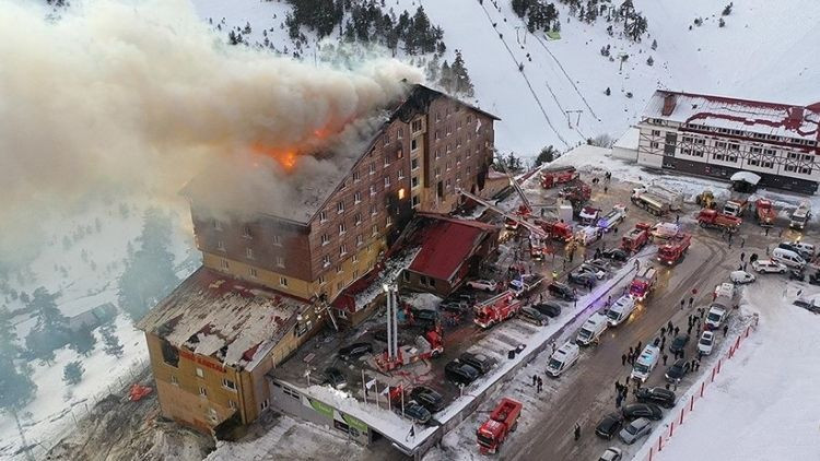 Kartalkaya Otel yangını raporu TBMM Başkanı Kurtulmuşa sunuldu