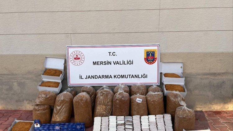 Erdemli’de kaçak sigara operasyonu: 1 gözaltı