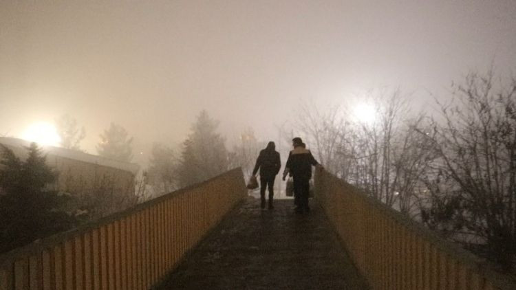 Diyarbakırda ulaşıma sis engeli, uçak seferleri iptal edildi