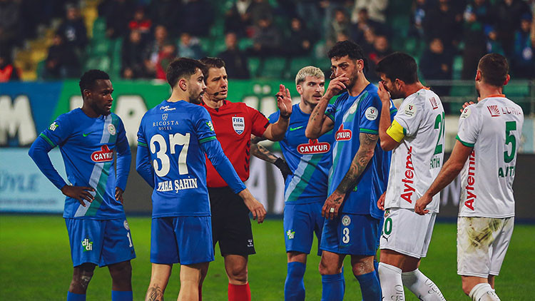 Rizespor’dan hakem Halil Umut Melere sert tepki Hayatınızın yanılgısı olur