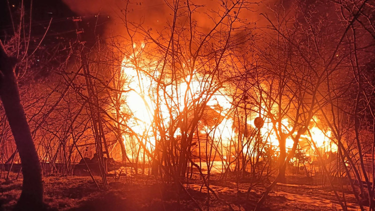 Yanan evinin 10 metre ilerisinde ağaçta asılı cansız bedeni bulundu Yanan evinin 10 metre ilerisinde ağaçta asılı cansız bedeni bulundu
