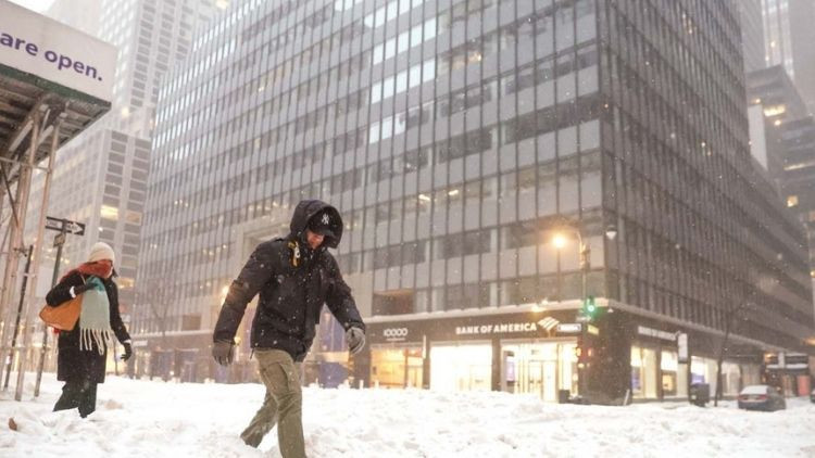 Kar fırtınası ABD’yi vurdu