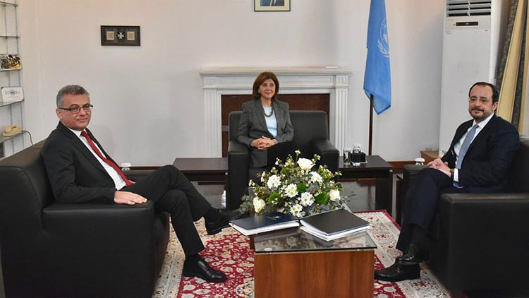 KKTC Cumhurbaşkanı Erhürman, GKRY lideri ile görüştü