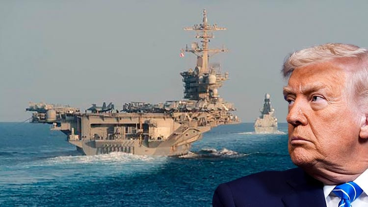 8 filo biraraya geldi: F-35ler, Super Hornetler ve destroyerler... İşte Trumpın İrana gözdağı verdiği devasa armada