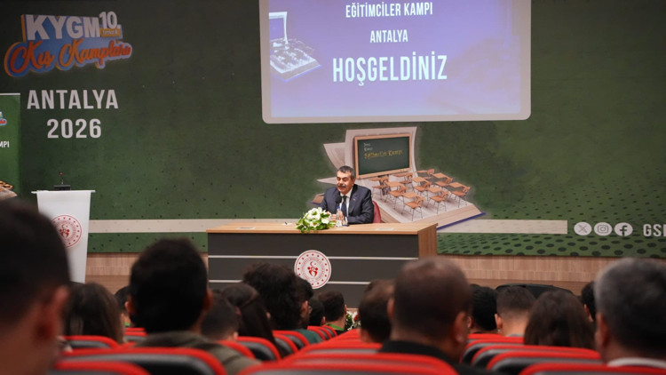 Tekin, KYGM Eğitimciler Kampında konuştu