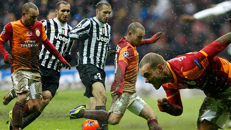 Galatasaray-Juventus eşleşmeleri olaylı geçiyor