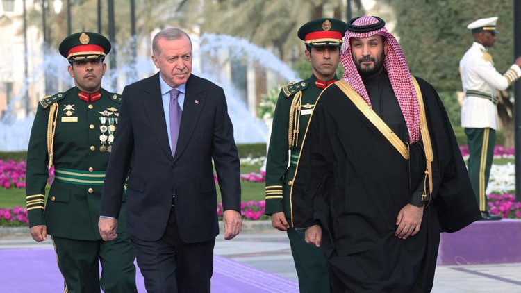 Suudi Arabistan ziyareti: Cumhurbaşkanı Erdoğan Prens Muhammed bin Selman ile görüştü