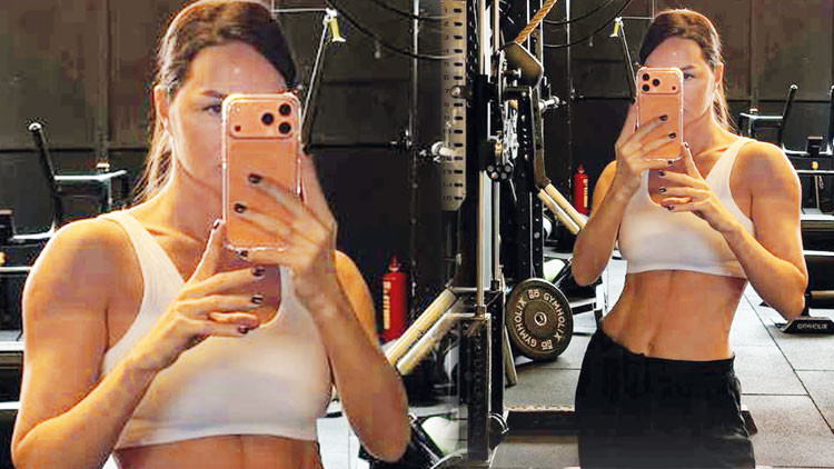 Yasemin Ergeneden spor pozu