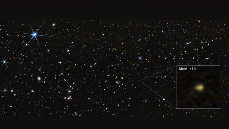 James Webb en uzak galaksiyi gördü