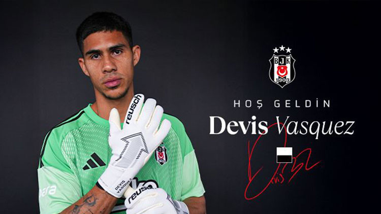 Beşiktaşın 200. yabancı futbolcusu Kolombiyalı kaleci Vasquez