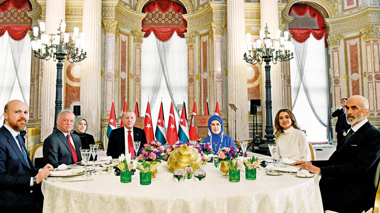 Ürdün Kralı Dolmabahçe’de