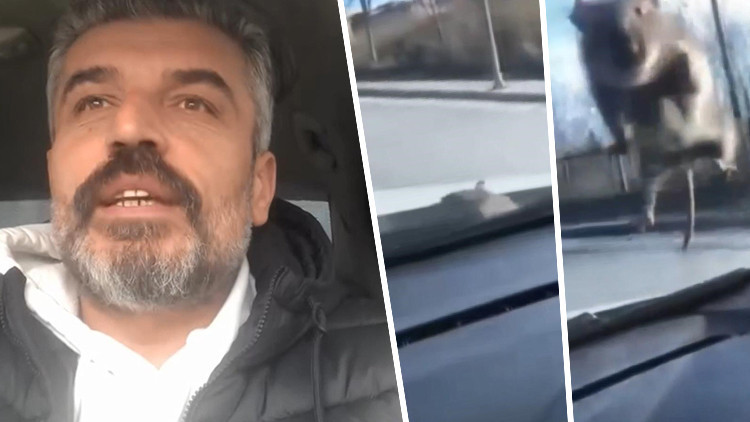 Seyir halindeki aracın sürücüsüne büyük şok: Çareyi polis çevirmesine girmekte buldu
