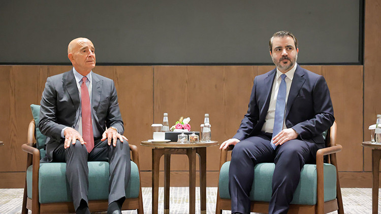 Suriye Dışişleri Bakanı Şeybani, Barrack ile bir araya geldi