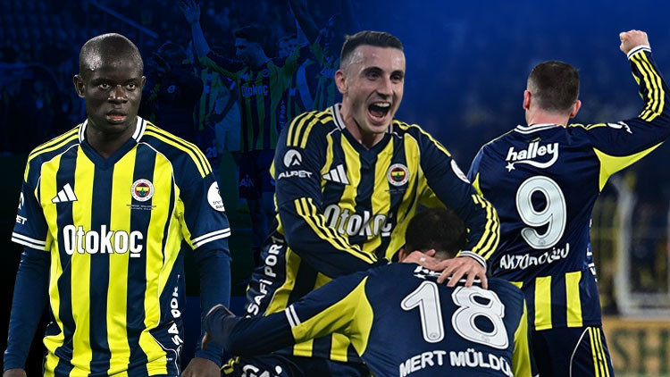 Fenerbahçede NGolo Kante siftah yaptı, Kerem Aktürkoğlu golleriyle coştu