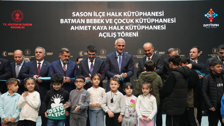 Bakan Ersoydan Batmana kültür hamlesi Yaşayan Kütüphane vizyonu büyüdü
