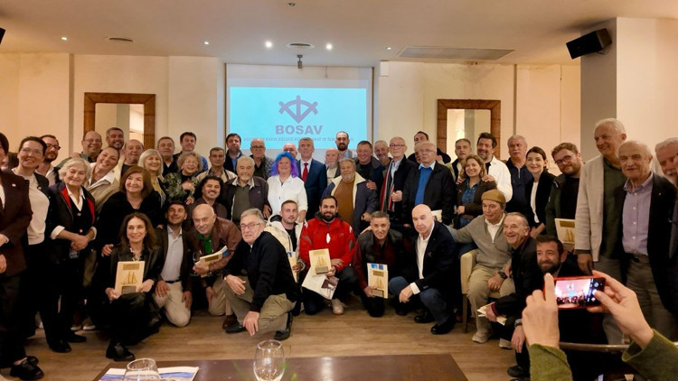 Bodrum Gemisinin yapımında emeği geçenlere 25 yıllık minnet BOSAVdan anlamlı tören