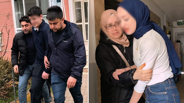 17 yaşındaki kardeşi tarafından bıçakla rehin alındı Polis koçbaşıyla kapıyı kırarak kurtardı