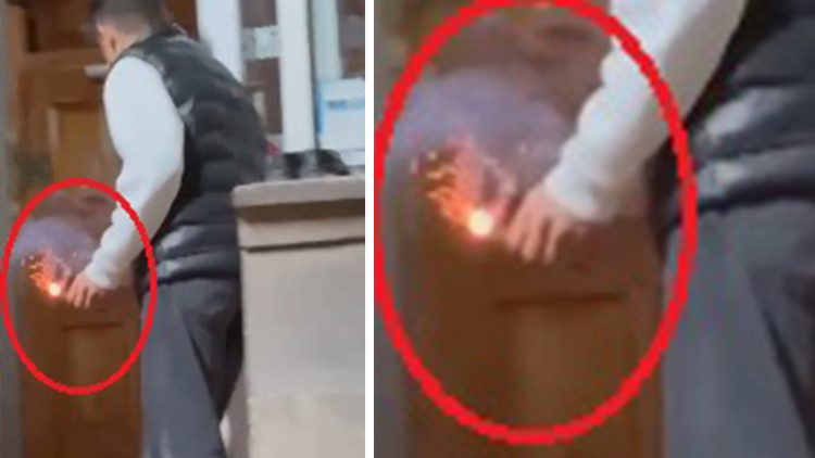 Teravihde camiye torpil atan çocuk yakalandı