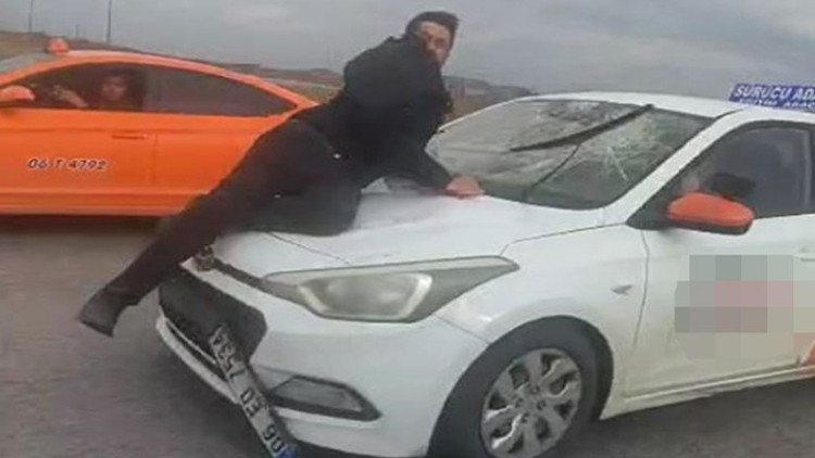 Kaput üzerinde 20 kilometre sürüklenmişti O anları anlattı: Beni düşürmek için zikzak çizdi