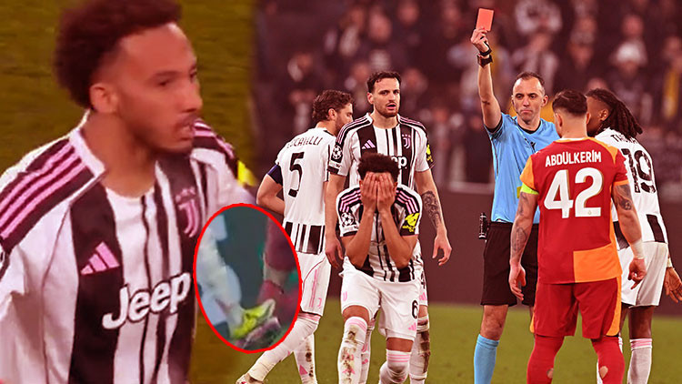Juventus-Galatasaray maçındaki kırmızı kartın nedenini açıkladı Barış Alpere yapılan hareket sonrası oyunda müdahale