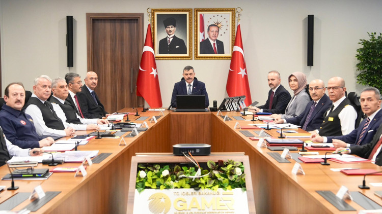 İçişleri Bakanı Çiftçi başkanlığında Sınır Güvenliği Toplantısı yapıldı