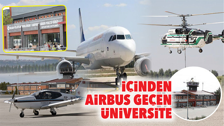İçinden airbus geçen üniversite