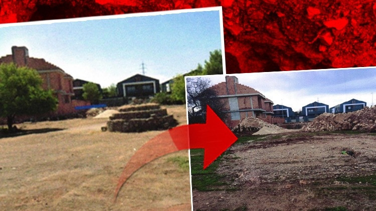 Korunması gereken milli servet kepçe ile yok edildi: Tepki çeken yıkıma suç duyurusu