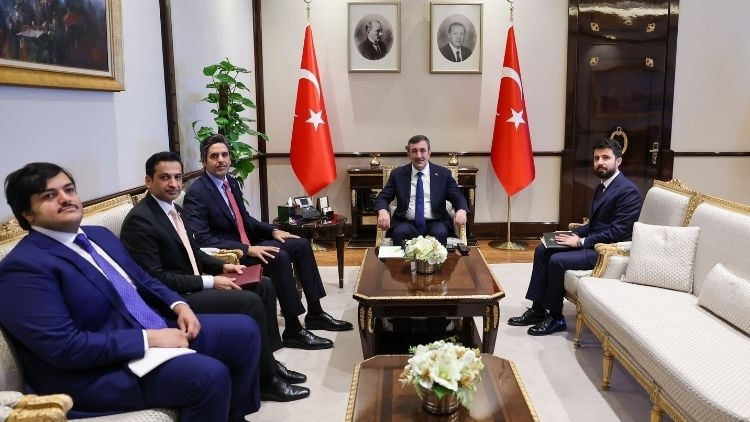 Cumhurbaşkanı Yardımcısı Yılmaz, 4 ülkenin büyükelçisini kabul etti
