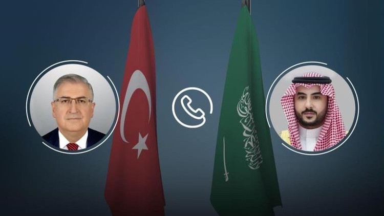 Milli Savunma Bakanı Yaşar Güler, Suudi Arabistanlı mevkidaşı ile telefonda görüştü