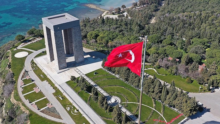 Berlinde Çanakkale Geçilmez mesajı Berlinde Çanakkale Geçilmez mesajı