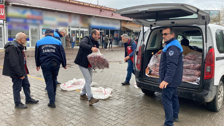 Ordu’da 200 kilo kaçak ete el konuldu Ordu’da 200 kilo kaçak ete el konuldu
