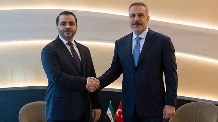 Dışişleri Bakanı Hakan Fidan, Suriyeli mevkidaşı Şeybani ile görüştü