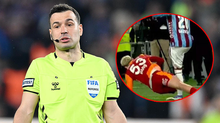 Trabzonspor-Galatasaray maçında Barış Alper Yılmaz kırmızı kart görmeli miydi Hakemler açıkladı Trabzonspor-Galatasaray maçında Barış Alper Yılmaz kırmızı kart görmeli miydi Hakemler açıkladı