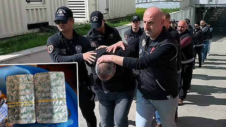 Uyuşturucu hapları böyle kamufle etmişler: 7 kişi tutuklandı