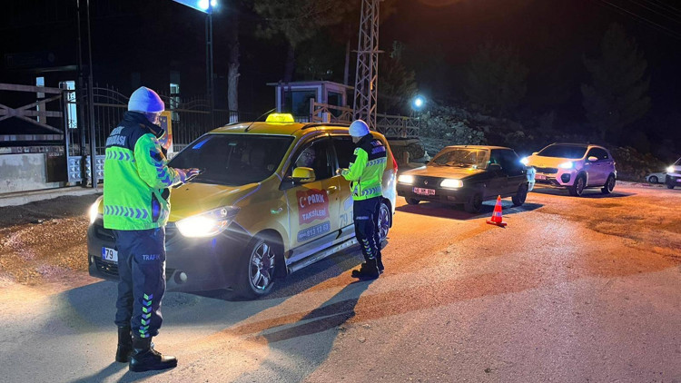 Kiliste jandarma ekiplerinden trafik denetimi