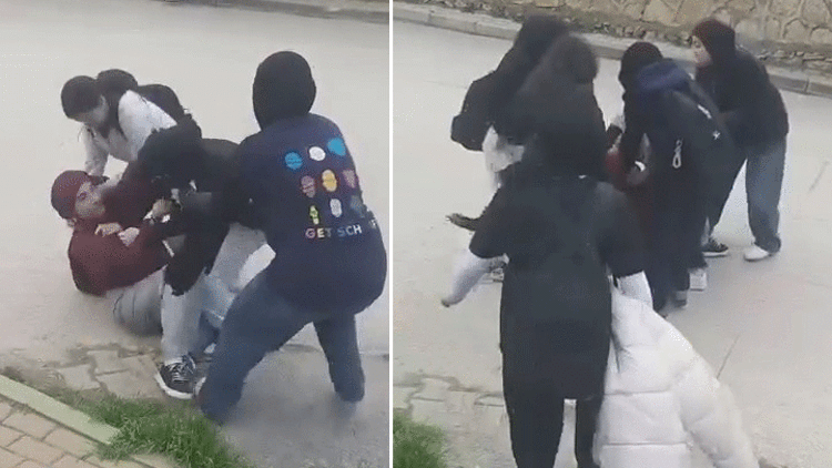 Bursada akran zorbalığı kamerada