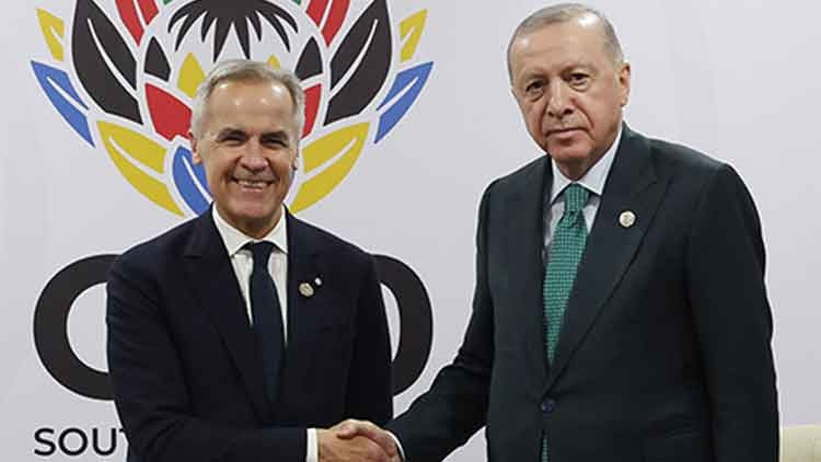 Cumhurbaşkanı Erdoğan, Kanada Başbakanı Carney ile görüştü