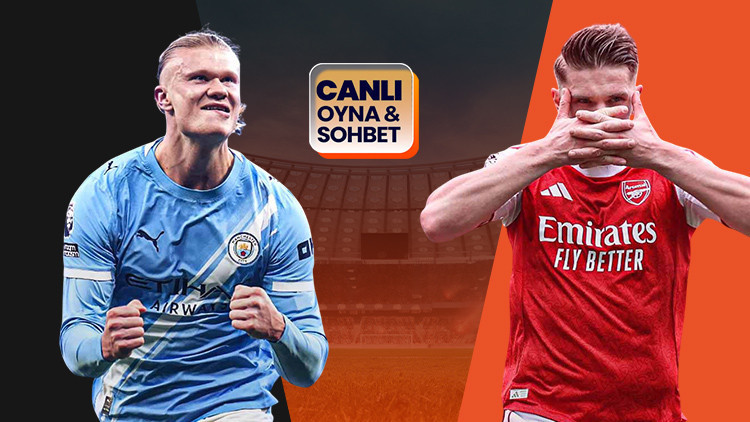 Premier Ligde şampiyonluk için en kritik maç Manchester City-Arsenal maçının heyecanı canlı sohbet ile Mislide