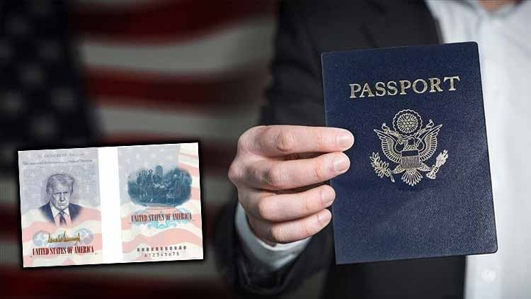 ABD pasaportlarına Trump ayarı