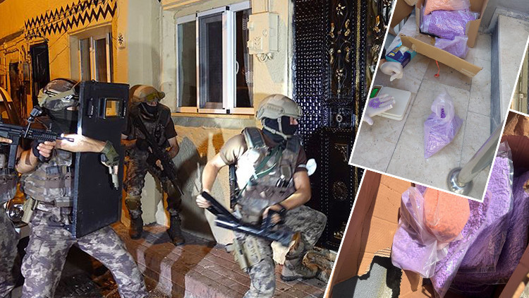 Hap şebekesine Jandarma ve MİTten ortak operasyon