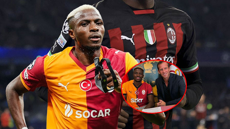 Galatasaraydan Osimhen tarifesi Milanın starı geliyor
