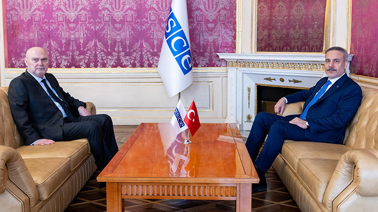 Dışişleri Bakanı Hakan Fidan, AGİT Genel Sekreteri Feridun Sinirlioğlu ile bir araya geldi