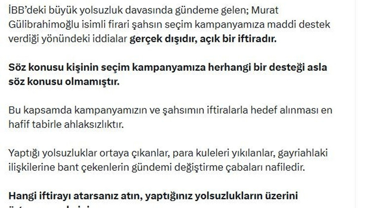Bakan Kurum’dan Murat Gülibrahimoğlu açıklaması Bakan Kurum’dan Murat Gülibrahimoğlu açıklaması