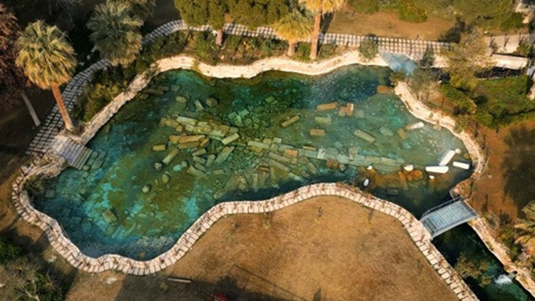 Pamukkale’nin yanında antik kente yeni düzen Hierapolıs’te karşılama merkezleri tamamlandı