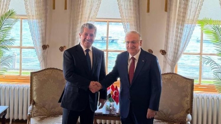 Milli Savunma Bakanı Güler, IKBY Başbakanı Barzani ile görüştü